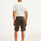 Men's Brown Tapered Shorts - 3eec1df4-f9ff-46a2-bb62-43b8345a355e View