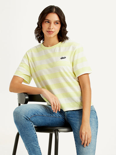 levi's Women's Striped Relaxed Fit T-Shirt-picture-19