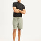 Men's Olive Relaxed Fit Shorts - 41a54f4e-5300-48e4-97c4-60cc21efbc28 View