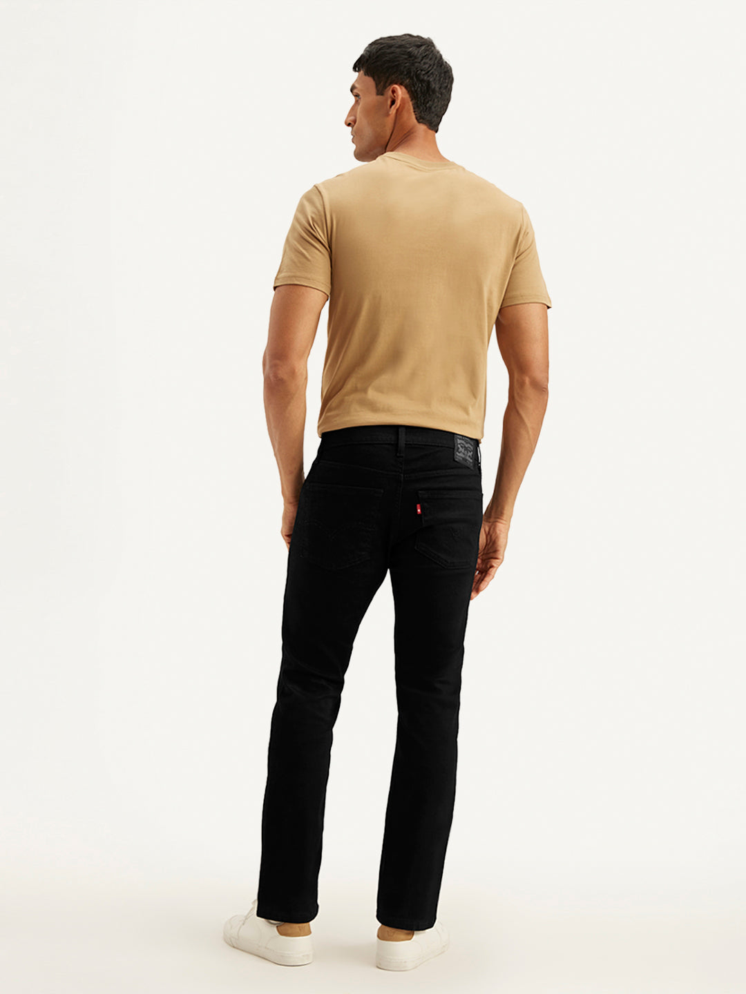 Men's 65504 Black Skinny Fit Mid Rise Jeans - 53c0622d-ed32-470f-8070-b73befa60bf0 View