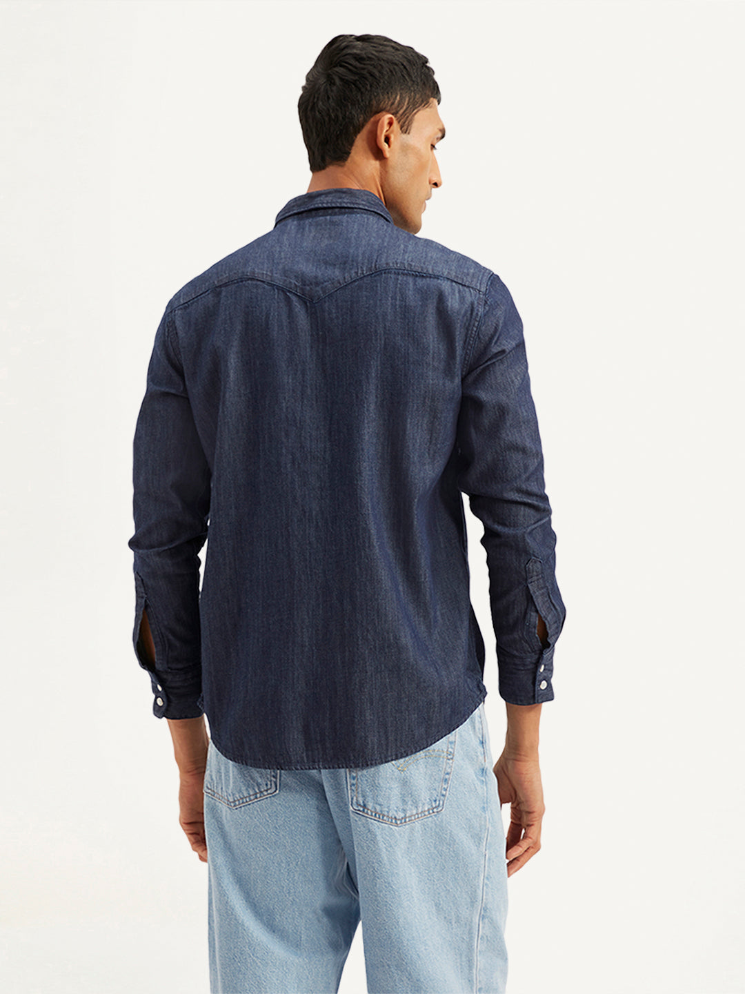 Men's Solid Slim Fit Shirt - 65b69f87-5374-4cd5-8f16-4c3c96f409c8 View