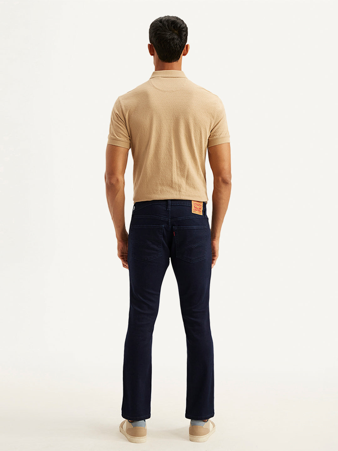 Men's 65504 Dark Blue Skinny Fit Mid Rise Jeans - 66817a46-fb17-4e99-894d-19e2a1b848ec View