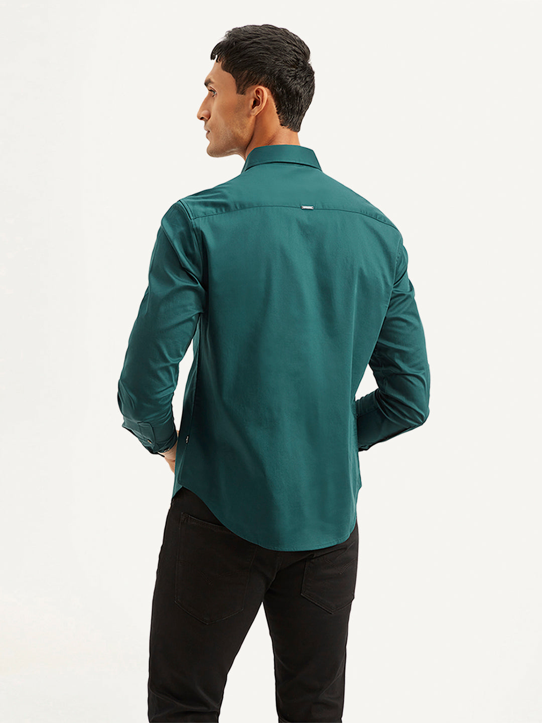 Men's Redloop Solid Slim Fit Shirt - 77241b80-1d91-42ad-80ce-ecd9c745aa6c View