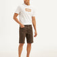Men's Brown Tapered Shorts - 7737c898-e1ea-4faf-bcbd-841a5b3a8a32 View