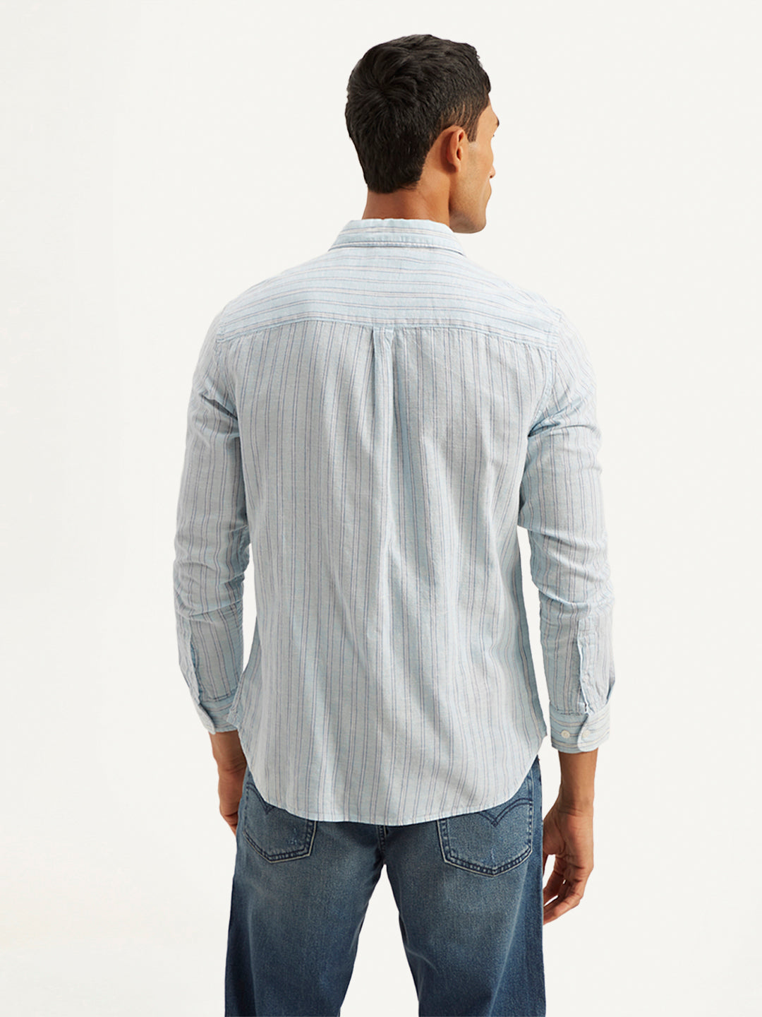 Men's Striped Slim Fit Shirt - 7a68c266-8f4a-4e7a-bc4b-9581b783315f View