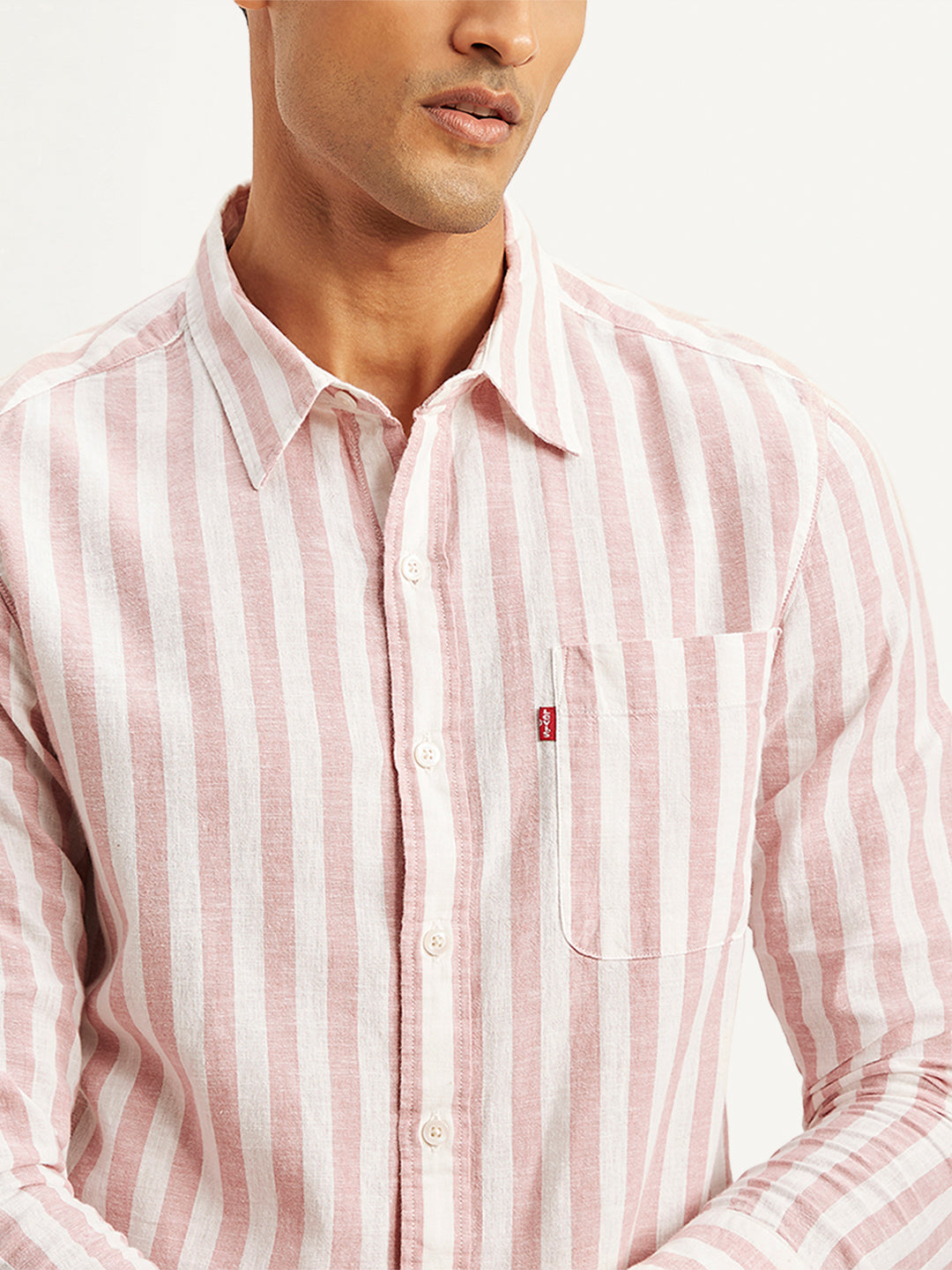 Men's Striped Slim Fit Shirt - 8743aaac-0b80-4a2d-bfa9-d8085b907754 View