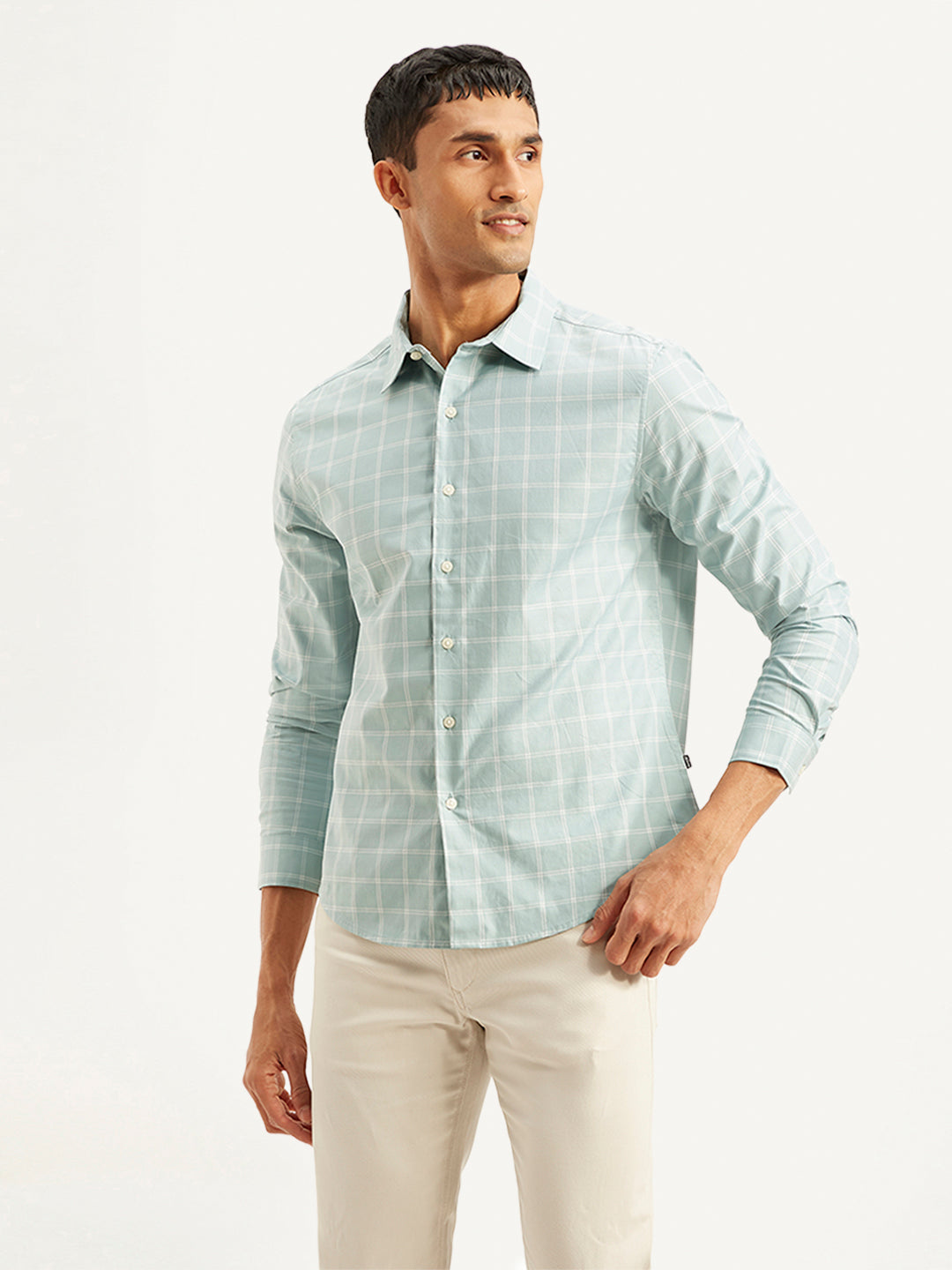 Men's Redloop Checkered Slim Fit Shirt - a85f3ecc-8a88-4ff0-97a1-48ba7a5d42ef View