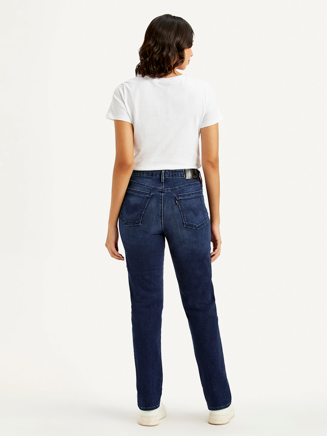 Women's Blue Wedgie Straight Fit High Rise Jeans - a9a3ebc3-0daa-4a70-be8c-fab4fa9e908a View