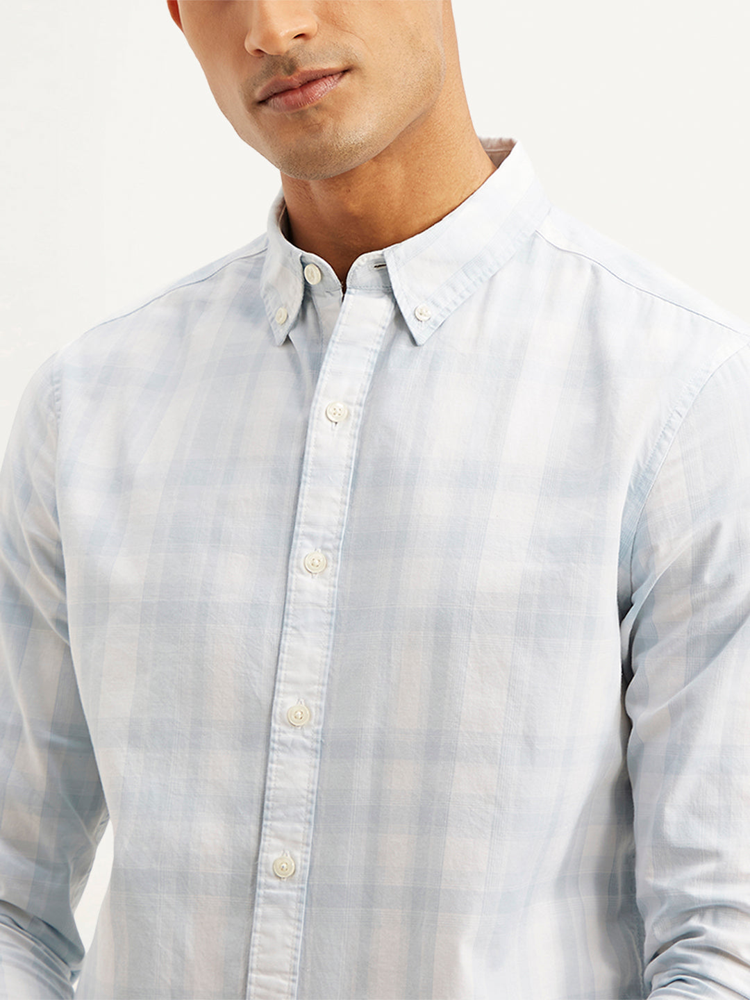 Men's Checkered Slim Fit Shirt - b709a2f9-e637-404a-9aaa-f8988c3a5b14 View