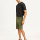 Men's Olive Tapered Shorts - c03f9b21-e193-454a-bc2f-b156aa68e1b1 View