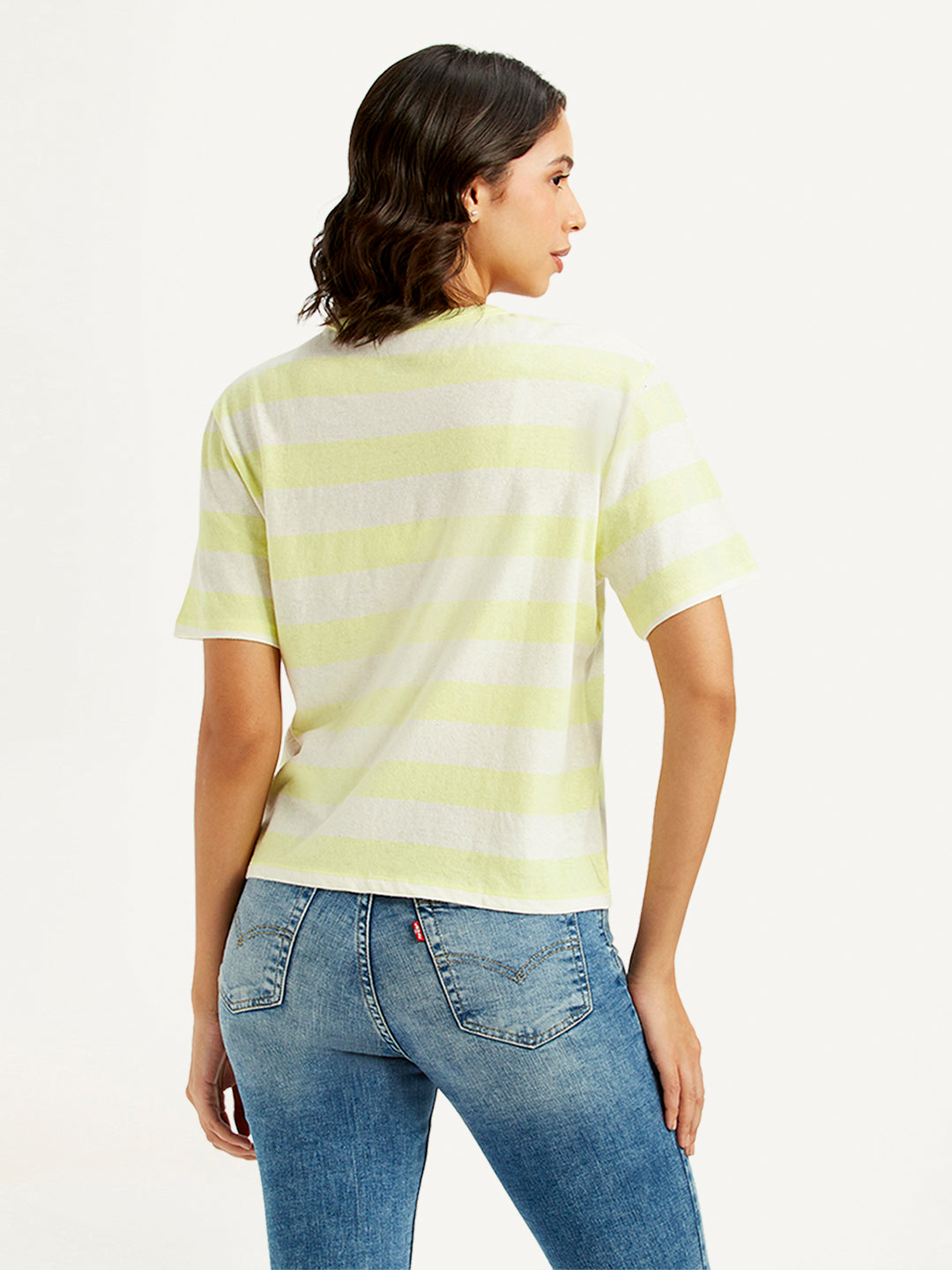 Women's Striped Relaxed Fit T-Shirt - dbba1caa-f510-4798-ab3c-74e31a75fd5b View