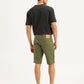 Men's Olive Tapered Shorts - dfc0564e-c9ae-4b1f-98c7-b1a16f3d090f View