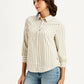 Women's Striped Spread Collar Shirt - f55f0936-5611-42a6-9766-b4392898e75d View