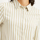 Women's Striped Spread Collar Shirt - f62be04c-04aa-485b-8a5f-7afe0b259d7a View