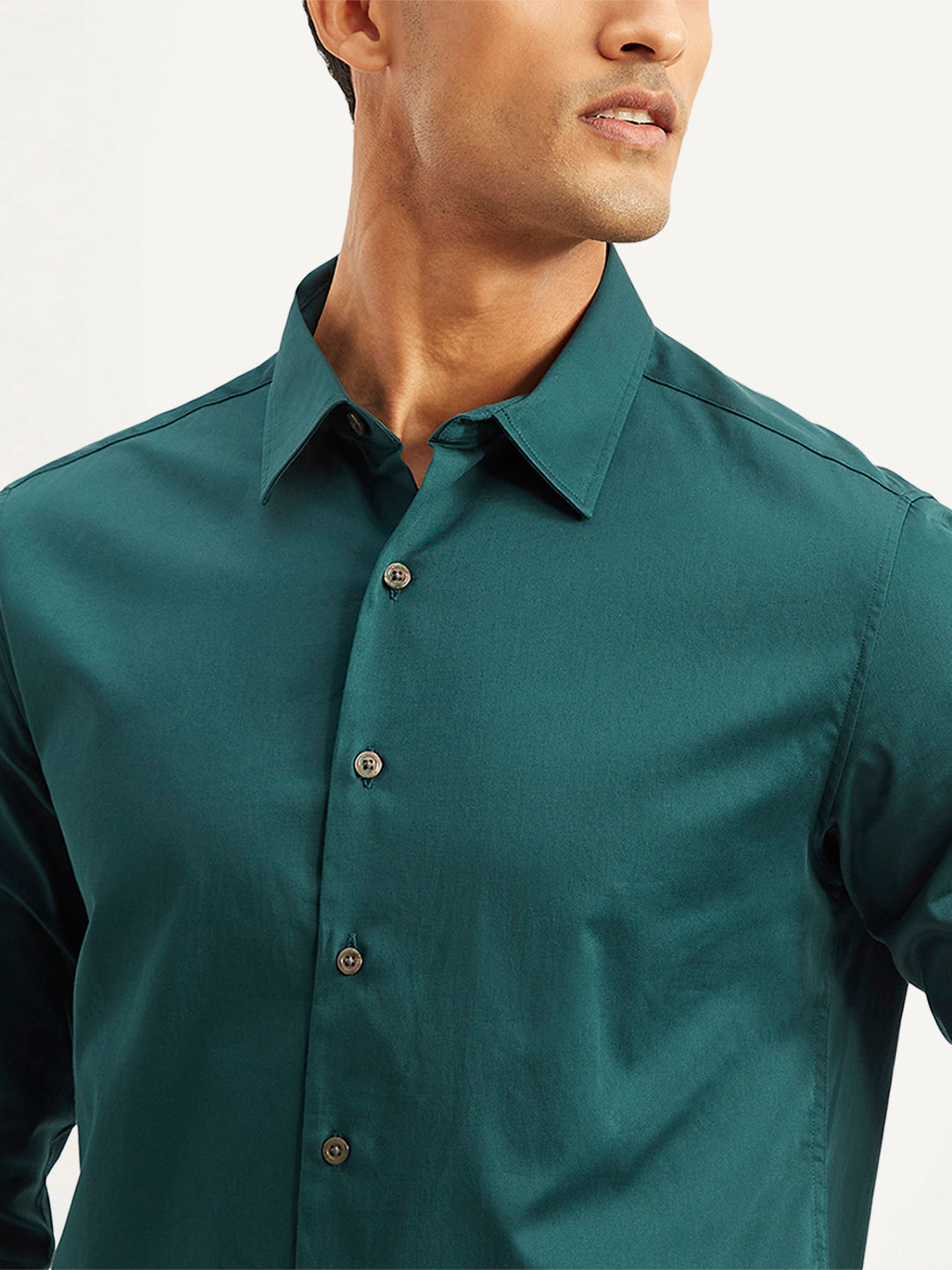 Men's Redloop Solid Slim Fit Shirt - facd41bb-550f-4c9c-8ec4-1491e521e34d View