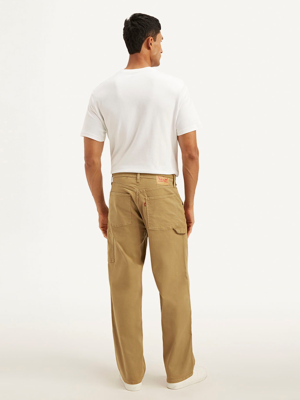 Men's Brown Silver Tab Baggy Mid Rise Jeans - e06863666c66c078a057237aae30abcf View