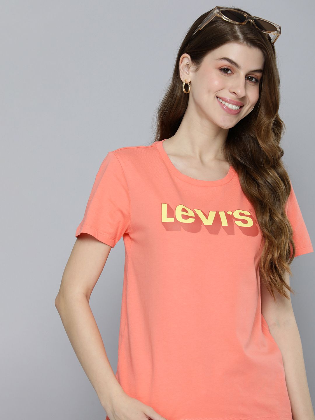 Women's Brand Logo Printed T-shirt from Levi's