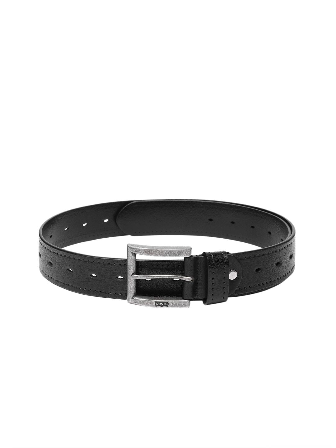 Men's Black Solid Belt - e37af529-4fd8-4dea-9c8f-2eb4aa42e4531742207062859-Men-Solid-Leather-Belt-4921742207062626-1 View