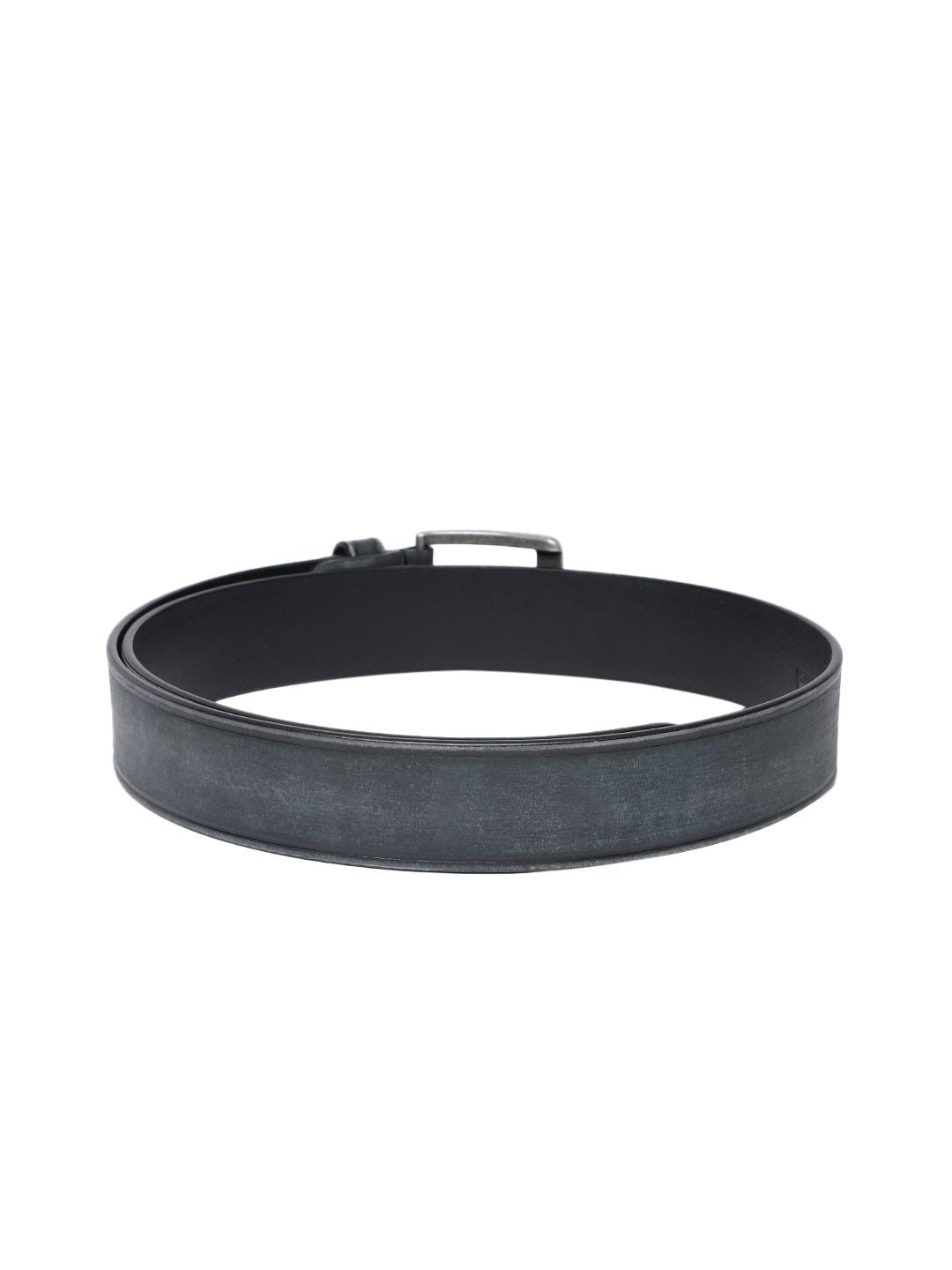 Men's Blue Solid Belt - e57c414f-bccc-4117-b29b-2ed1e003e5b01742202069821-Men-Solid-Leather-Belt-2311742202069651-2 View