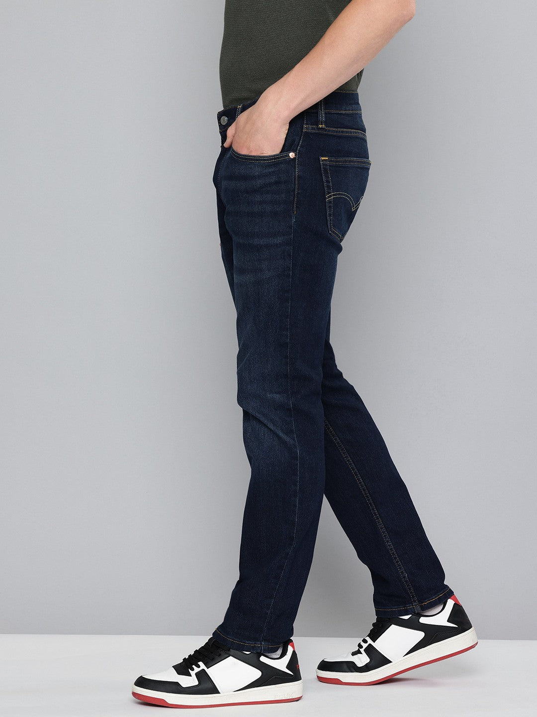 Men's 511 Indigo Slim Fit Mid Rise Jeans - ea819d28-fbc4-49cb-92a9-67949805155a1732014116340-Mens-511-Slim-Fit-Indigo-Jeans-221732014115757-2 View