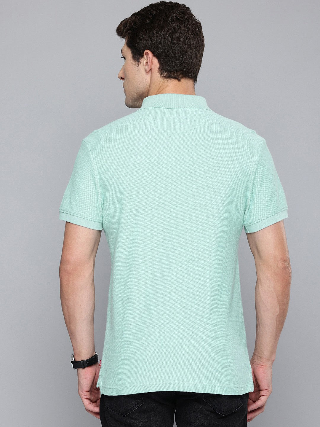 Men's Textured Slim Fit Polo T-Shirt - f1392018-9c4a-4372-8e59-1a3c224508f41721645883074-Levis-Men-Tshirts-2011721645882739-4 View
