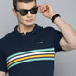 Men's Striped Polo T-shirt