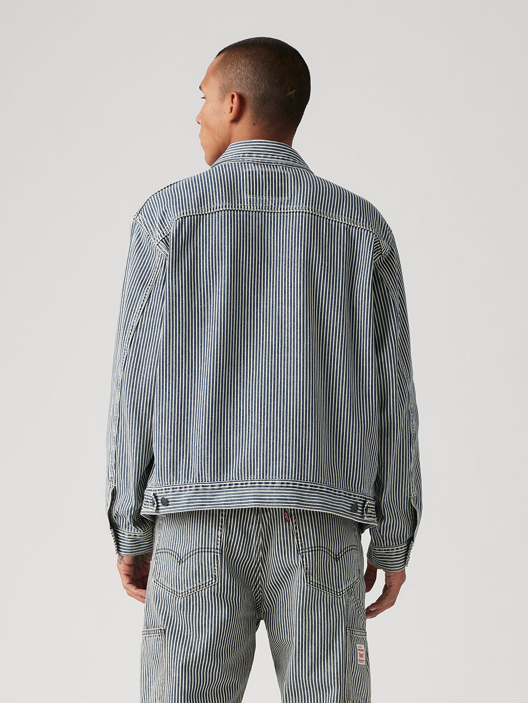 Men's Striped Blue Shacket – Levis India Store