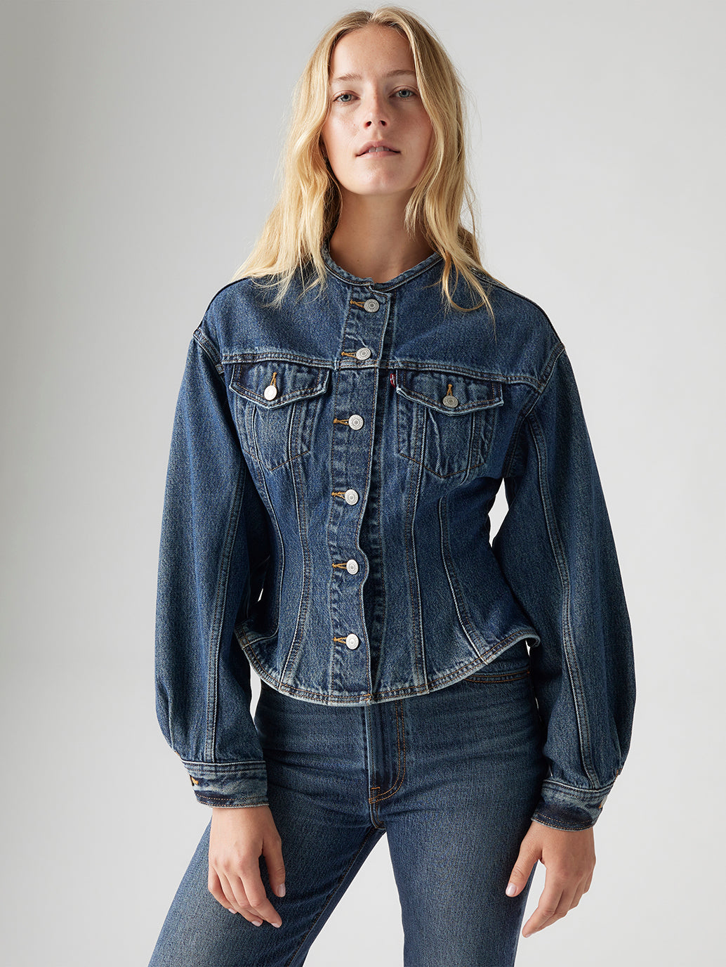 Women's Solid Dark-Blue Round Neck Top - fd30fda7fe58c43901e7176025b6d9c4 View