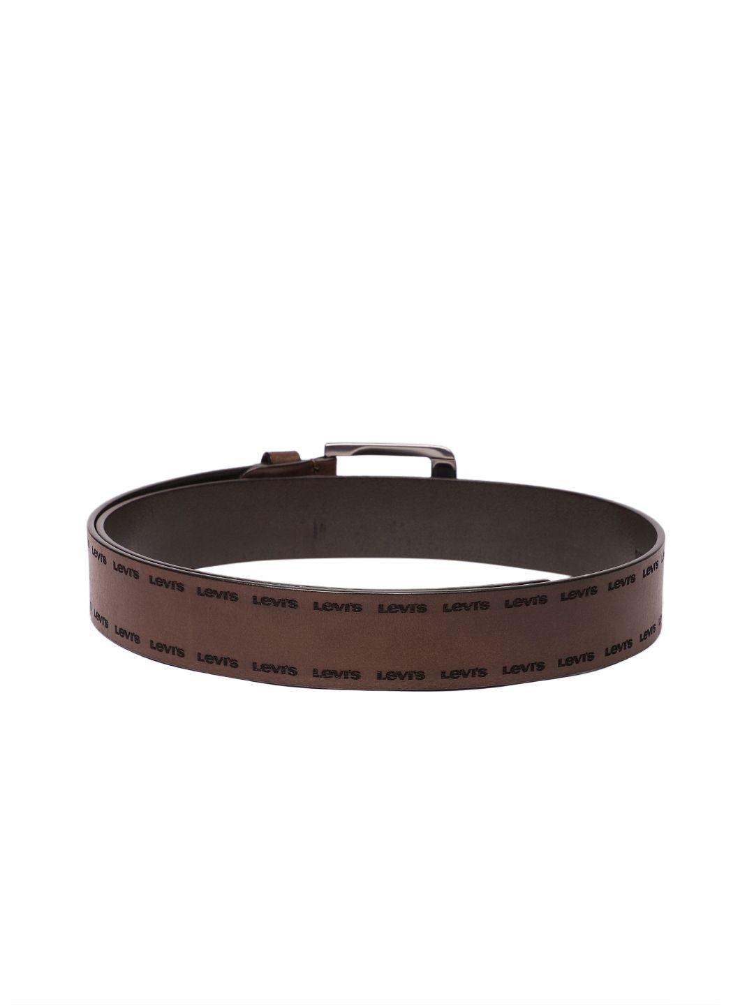 Men's Brown Textured Belt - ff8a2ffd-56c0-4d92-8b22-96c4b06e0bf81742207086094-Men-Textured-Leather-Belt-5581742207085968-2 View