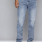 Men's 505 Light Indigo Straight Fit Mid Rise Jeans - 0c16e13e414c40a8a00cd33635019259 View