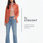 Women's Black XL Straight Loose Fit Mid Rise Jeans - 622aaf59-442c-4359-b9a6-d5bec3aeea04 View